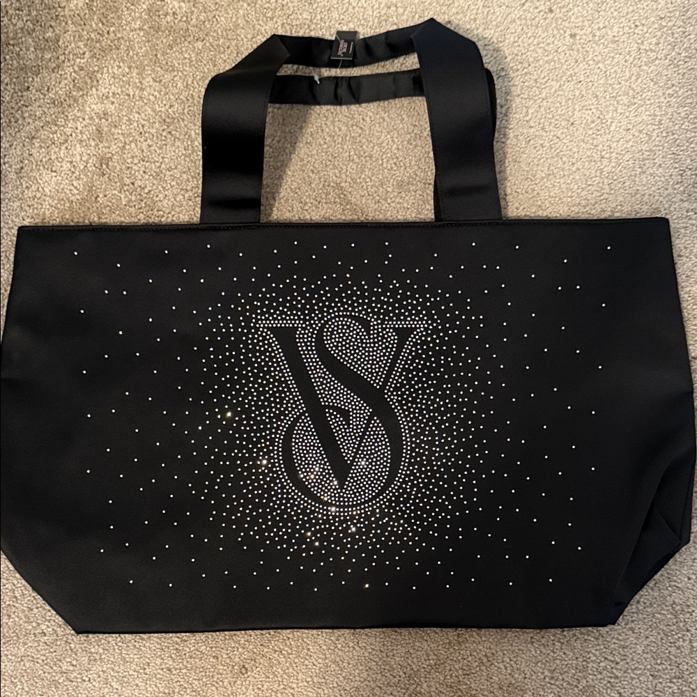 Brand New Victoria Secret Bling Satin Tote